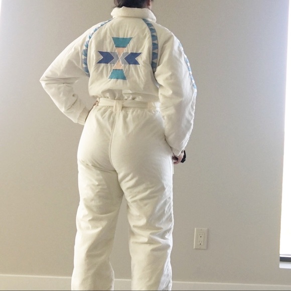 Ellesse Pants - ELLESSE Vintage Ski Suit Southwest Details
